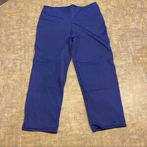 Balera Spandex Blend Blue Dance Leggings Size Small